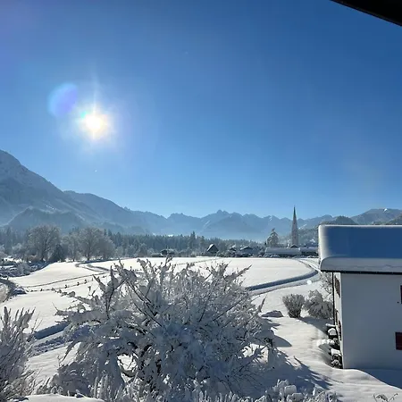 Ferienwohnung Haus Anna Fischen im Allgäu Exterior foto